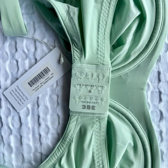 NWT CUUP The Micro Bra in Celadon 38E - Picture 2 of 3